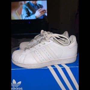 Adidas superstar originals white